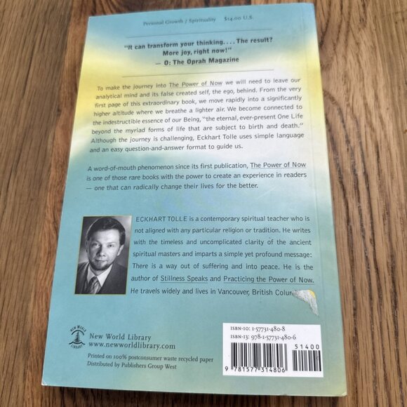 Power of Now : A Guide to Spiritual Enlightenment by Eckhart Tolle (2004, Trade - Picture 7 of 7